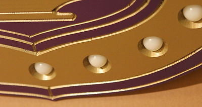 Omega Psi Phi Fraternity - Lighted 24" (Inch) Carved INNER Shield (Painted)