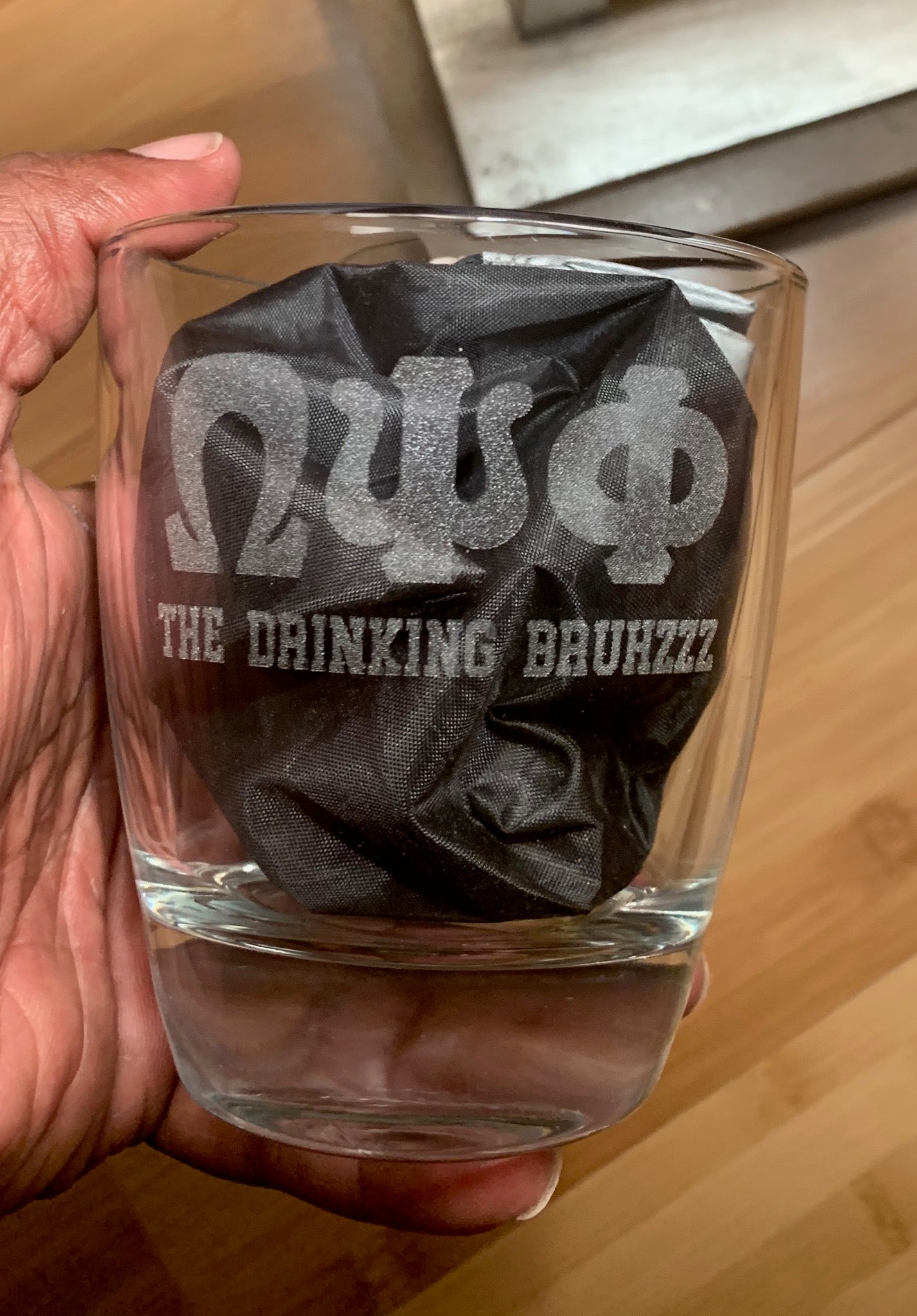 Omega Psi Phi Fraternity - The Drinking Bruhzzz Glasses (SET OF 2)