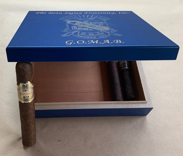 Phi Beta Sigma Cigar Humidor (Holds up to 25 Cigars)