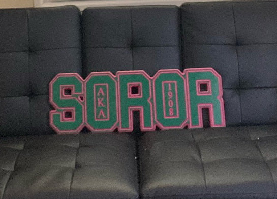 Alpha Kappa Alpha - Soror Letters 23 Inches