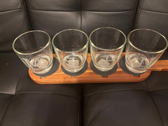 Omega Psi Phi Fraternity -Flight with Slate Coasters
