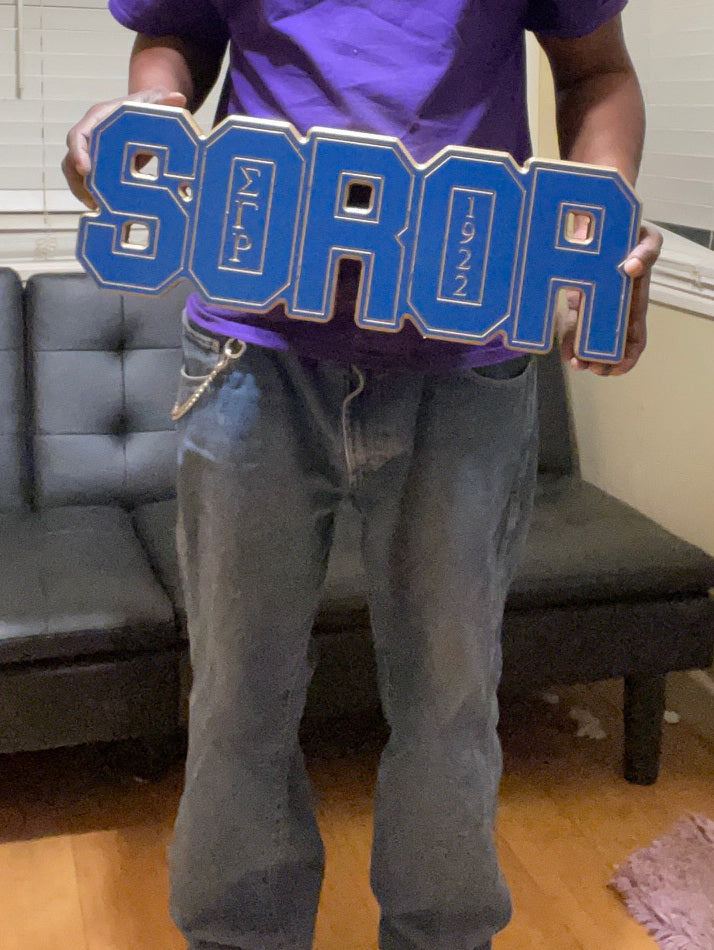 Sigma Gamma Rho - Soror Letters 23 Inches