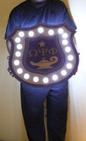 Omega Psi Phi Fraternity - Lighted 24" (Inch) Carved INNER Shield (Painted)