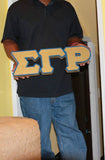 Sigma Gamma Rho Sorority - 23" (Inch) BIG BLOCK LETTERS (Painted)