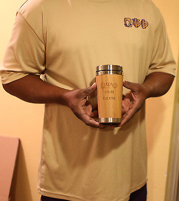 Omega Psi Phi Fraternity - Carved Wooden/Stainless Tumbler – Creative CNC  Carvings