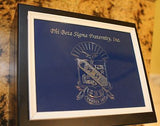 Phi Beta Sigma - Engraved Cigar Humidor