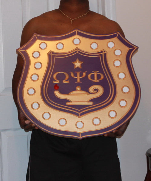 Omega Psi Phi Inner Shield (M) - 24" Tall