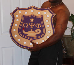 Omega Psi Phi Inner Shield (M) - 24" Tall