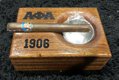 Alpha Phi Alpha Fraternity - Cigar Ashtray (Mahogany) - Small