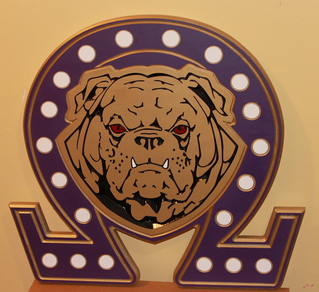 Omega  Dawg Head - 24" Tall (Painted)