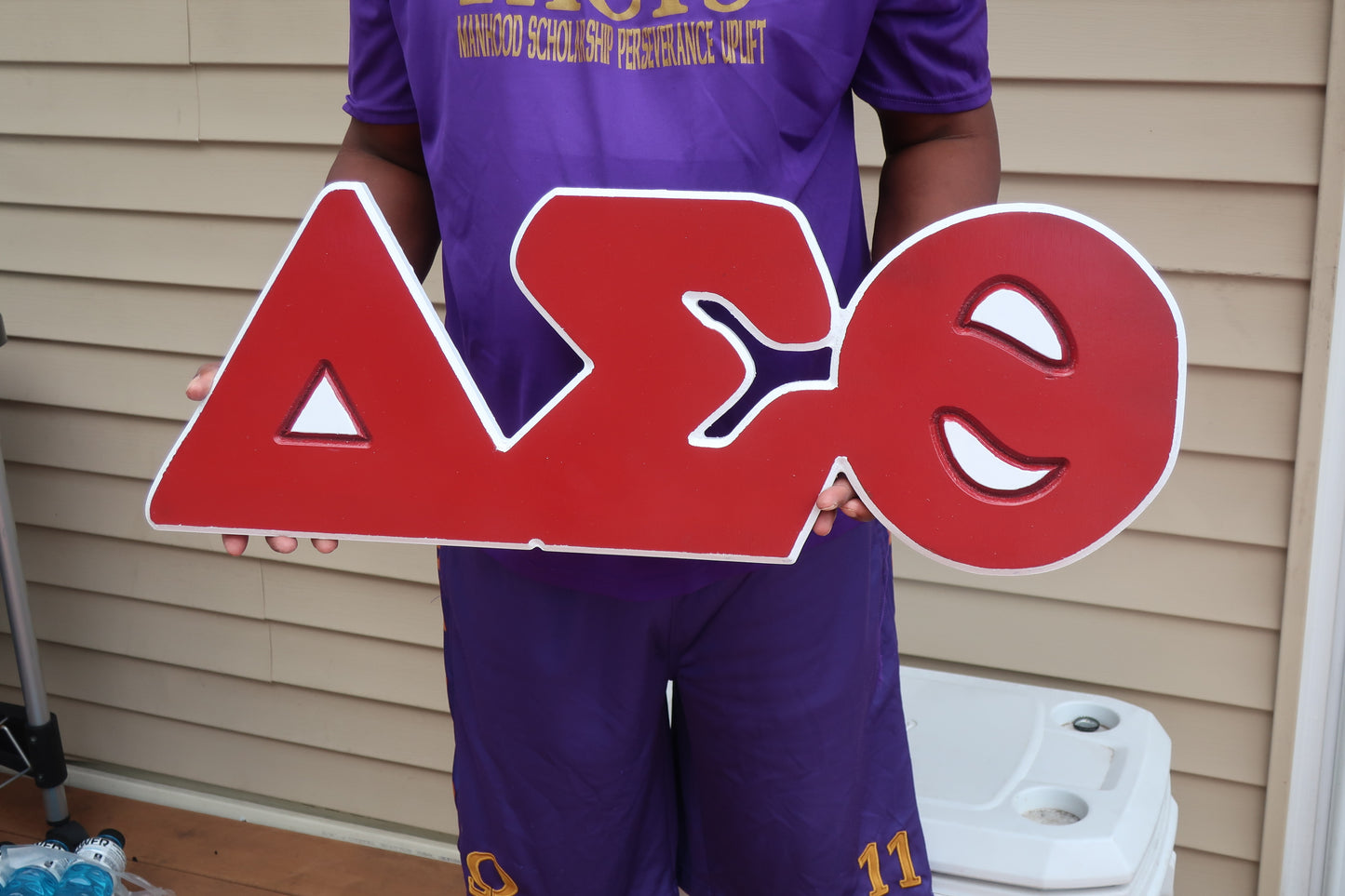 Delta Sigma Theta - Bubble Letters (Horizontal) 30" in.