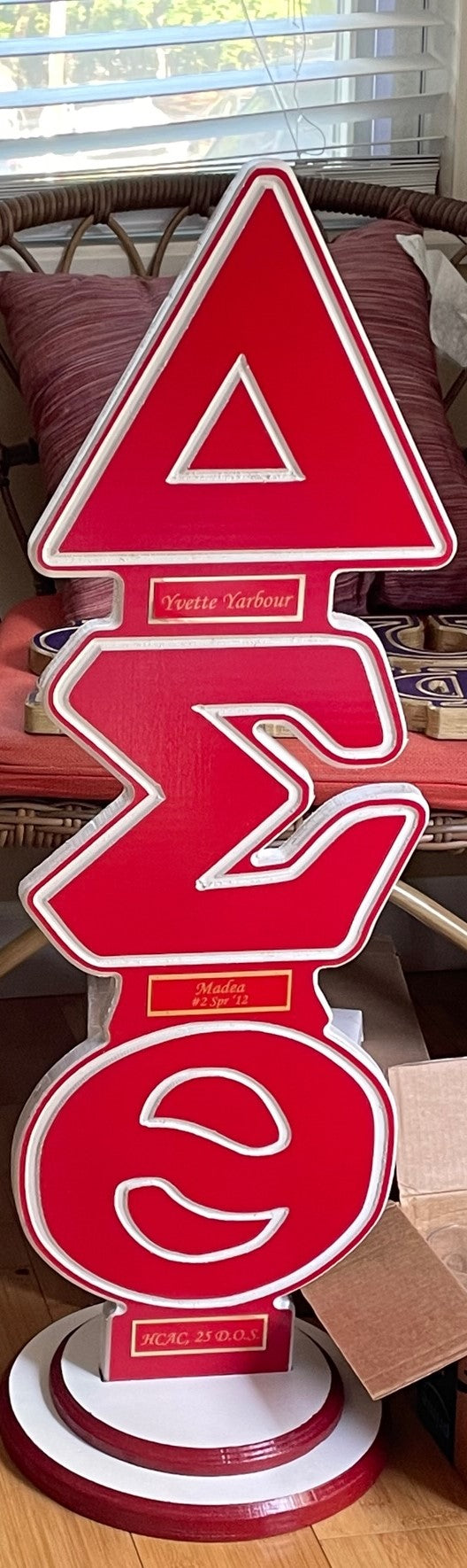 Delta Sigma Theta Stand Up Letters 36" in.