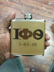 Iota Phi Theta Cigar Carrier (Leather Personal) - Custom