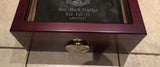 Omega Psi Phi (The Gran) Glass Top Cigar Humidor (Custom) - Holds 100 Cigars