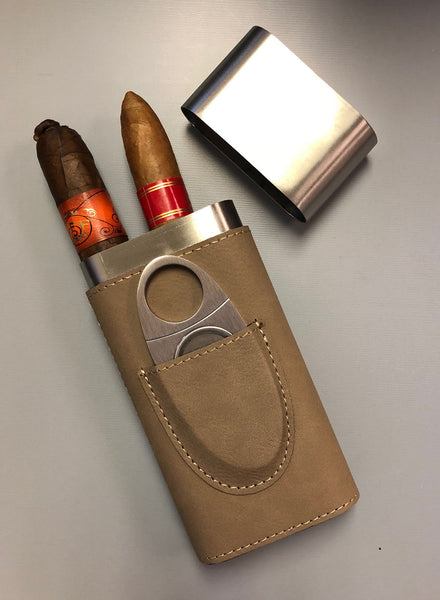 Iota Phi Theta Cigar Carrier (Leather Personal) - Custom