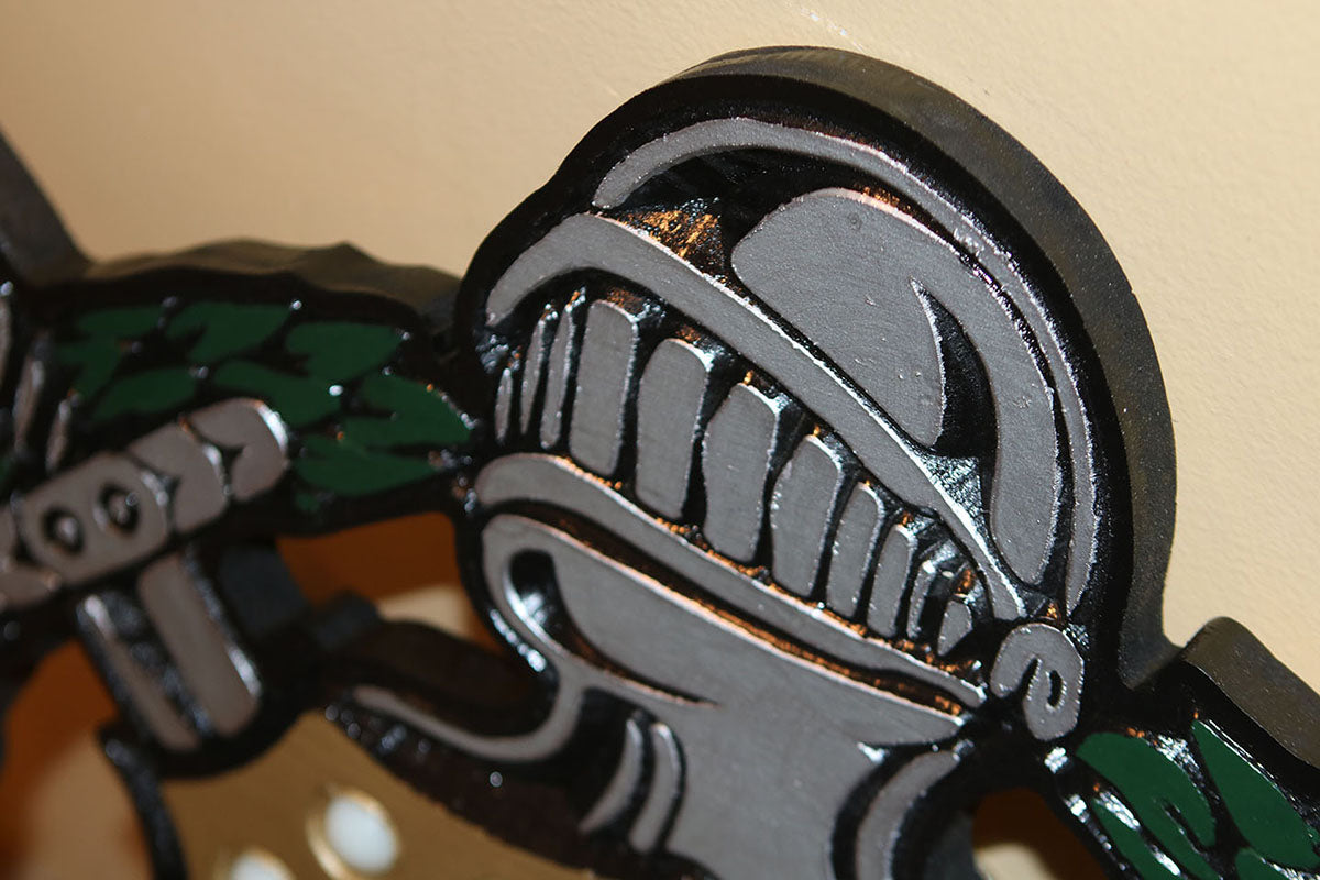 Omega Psi Phi Lighted Shield - Painted (C) - 24" Tall