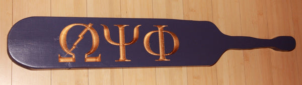 Omega Psi Phi Paddle (Purple 32" Long) - Through Days of Joy