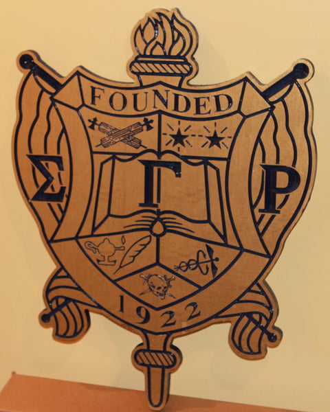Sigma Gamma Rho - Crest 20" Tall (Painted)