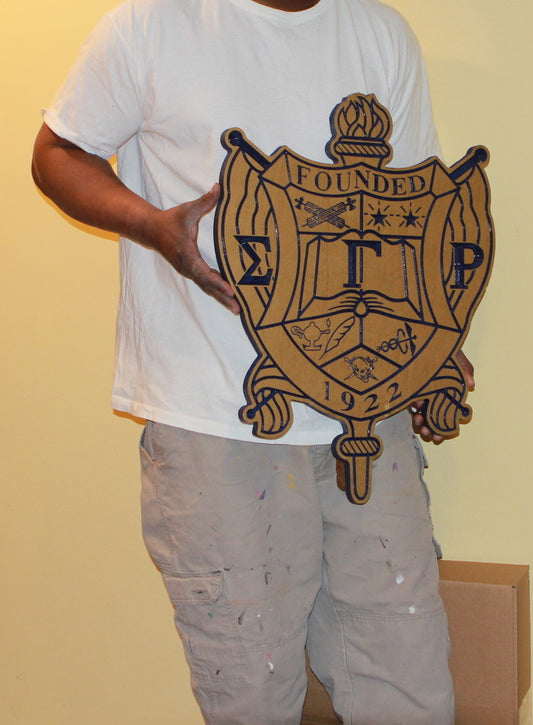 Sigma Gamma Rho - Crest 20" Tall (Painted)