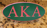 Alpha Kappa Alpha - Oval Wall/Desk Plaque