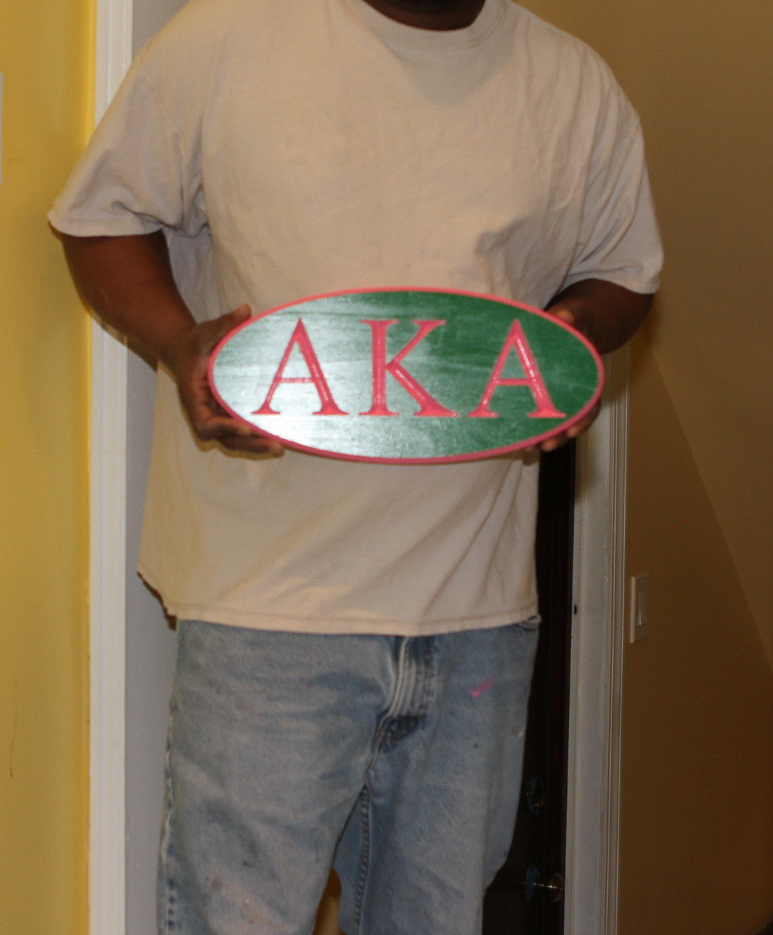 Alpha Kappa Alpha - Oval Wall/Desk Plaque