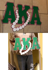 Alpha Kappa Alpha - Pearly Greek Letters 24" Wide