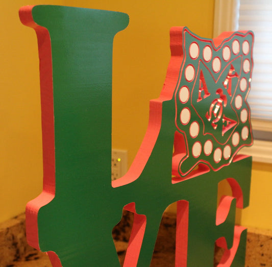 Alpha Kappa Alpha - LOVE Plaque 24"