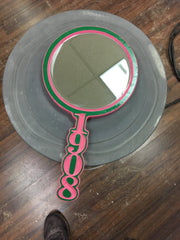 Alpha Kappa Alpha - Handheld Mirror 12"