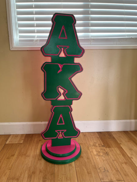 Alpha Kappa Alpha Stand Up Letters 36' in.