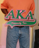 Alpha Kappa Alpha - Tail Patch 22" Wide