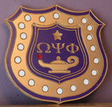 Omega Psi Phi Inner Shield (M) - (Painted)