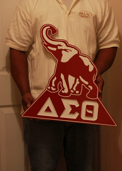 Delta Sigma Theta - Elephant 20" Tall