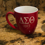 ENGRAVED Delta Sigma Theta Sorority - Coffee Mug - 16 Oz.  (Quantity 2)