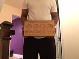 Omega Psi Phi Fraternity - Founders Plaque 8" x 14" Engraved Natural Wood