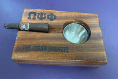 Omega Psi Phi Fraternity - Cigar Ashtray (Mahogany) - Small