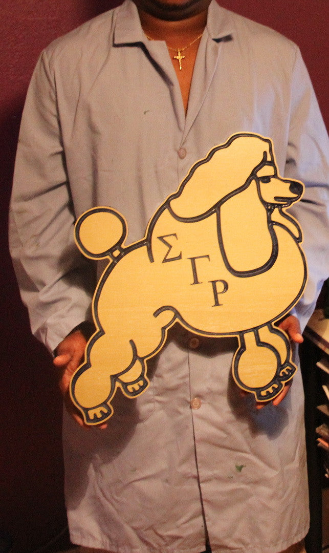 Sigma Gamma Rho - Poodle 22" Tall