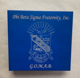 Phi Beta Sigma Cigar Humidor (Holds up to 25 Cigars)