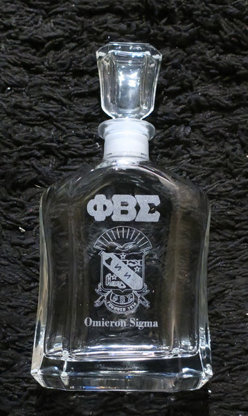 Phi Beta Sigma Fraternity - Decanter (Custom)