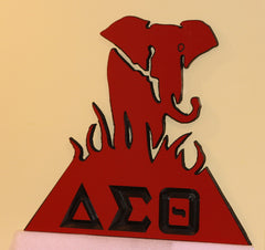 Delta Sigma Theta - Elephant In Grass 24" Tall