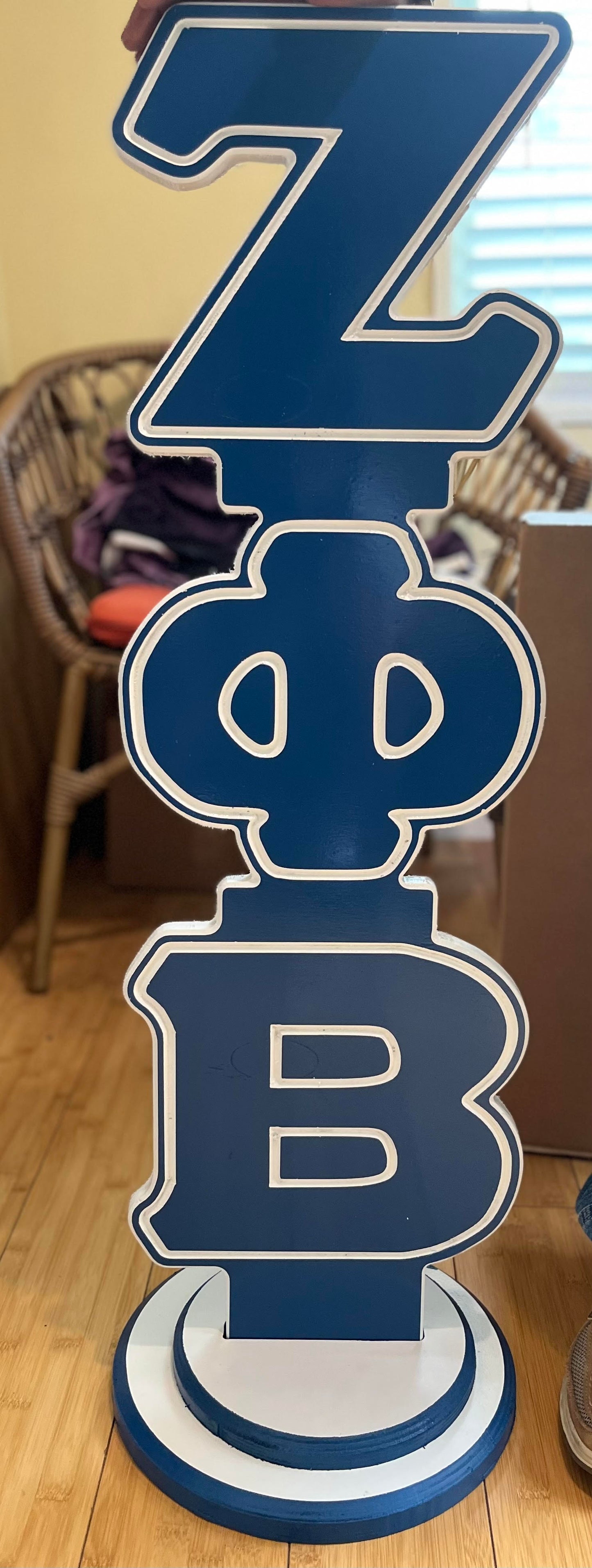 Zeta Phi Beta - Stand Up Letters 36"
